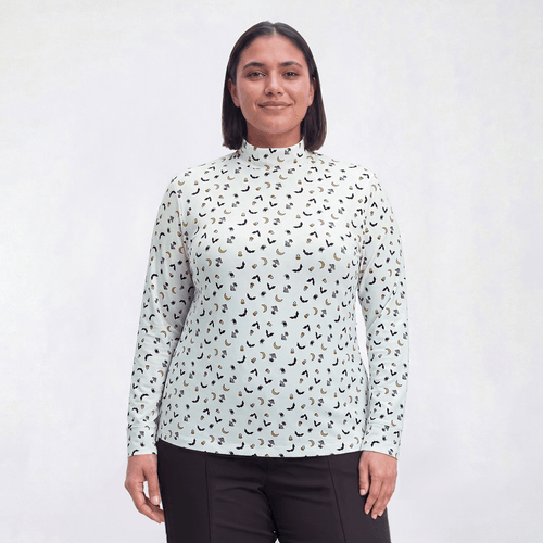 Plus Size Hasting & Smith Long Sleeve Halloween Icons Tee